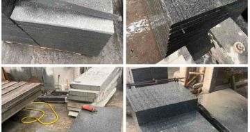 六安 芝麻黑地铺石材