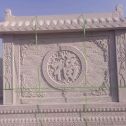 六安 芝麻白花岗岩屏风，照壁，影壁