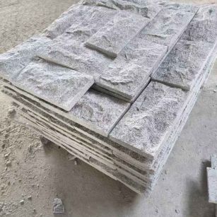 六安 芝麻白蘑菇石、自然面