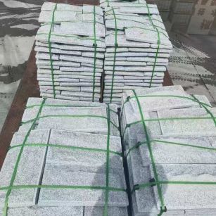 六安 芝麻白蘑菇石装车出货