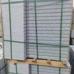 六安 5公分芝麻白，倒斜角，室外楼梯踏步