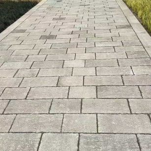 六安仿古石铺装效果