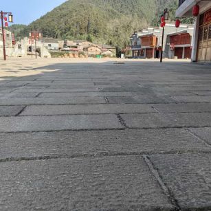 六安仿古石铺装效果