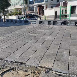 六安仿古石铺装效果