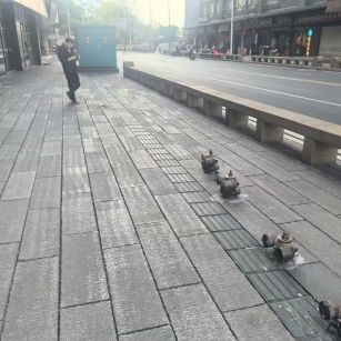 六安仿古石铺装效果