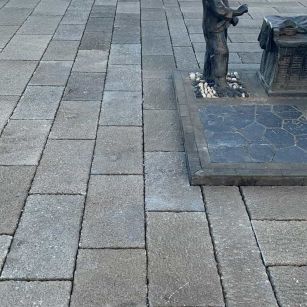 六安仿古石铺装效果