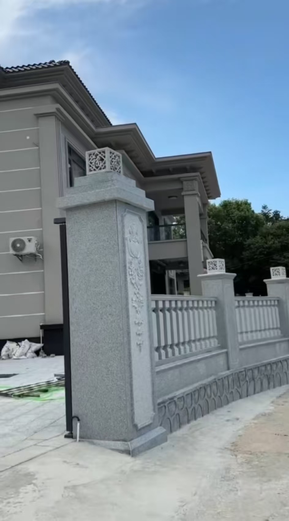 六安 芝麻白别墅围墙栏杆，私人订制