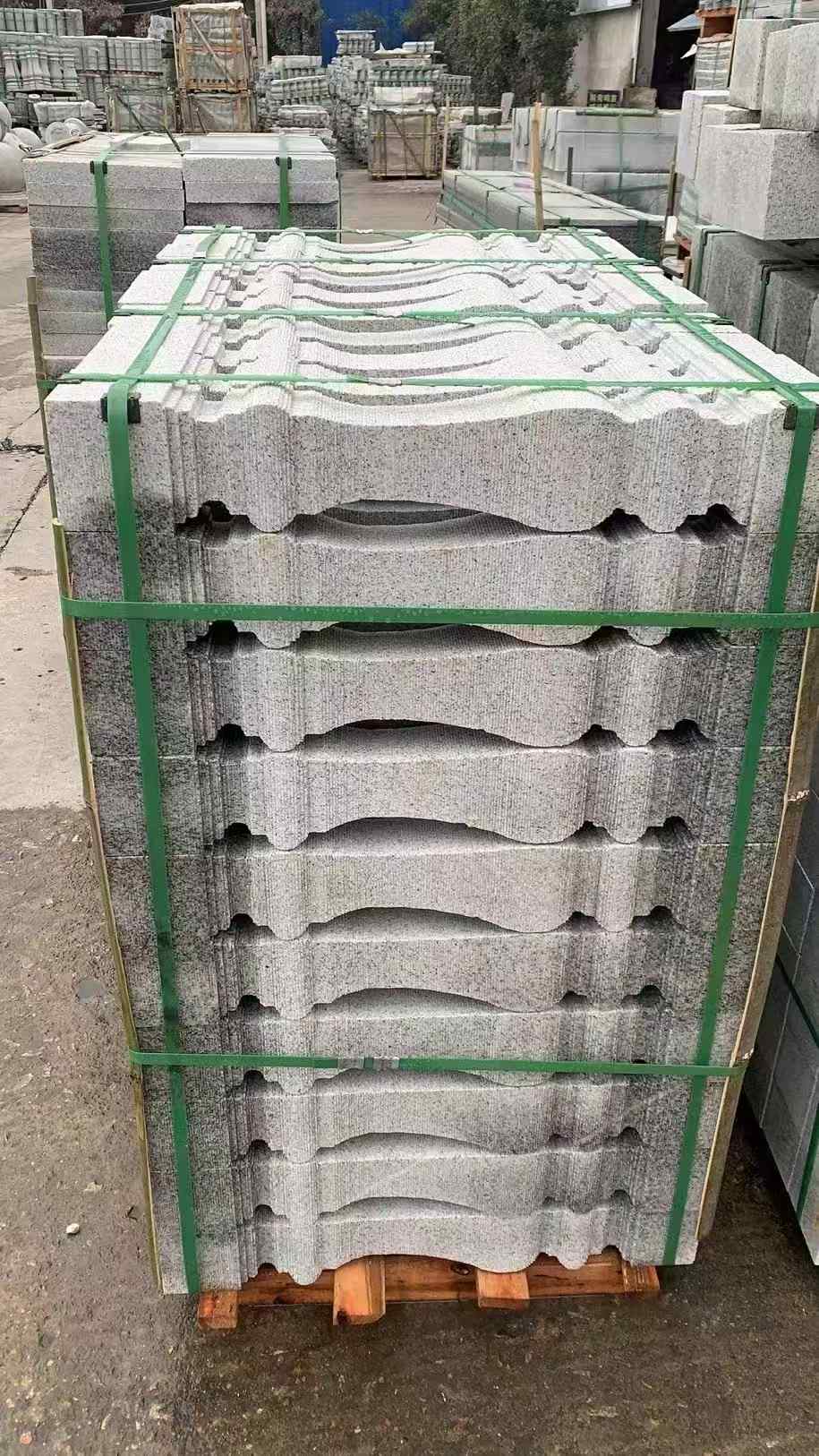 六安 芝麻白方形拉丝面，栏杆花瓶柱