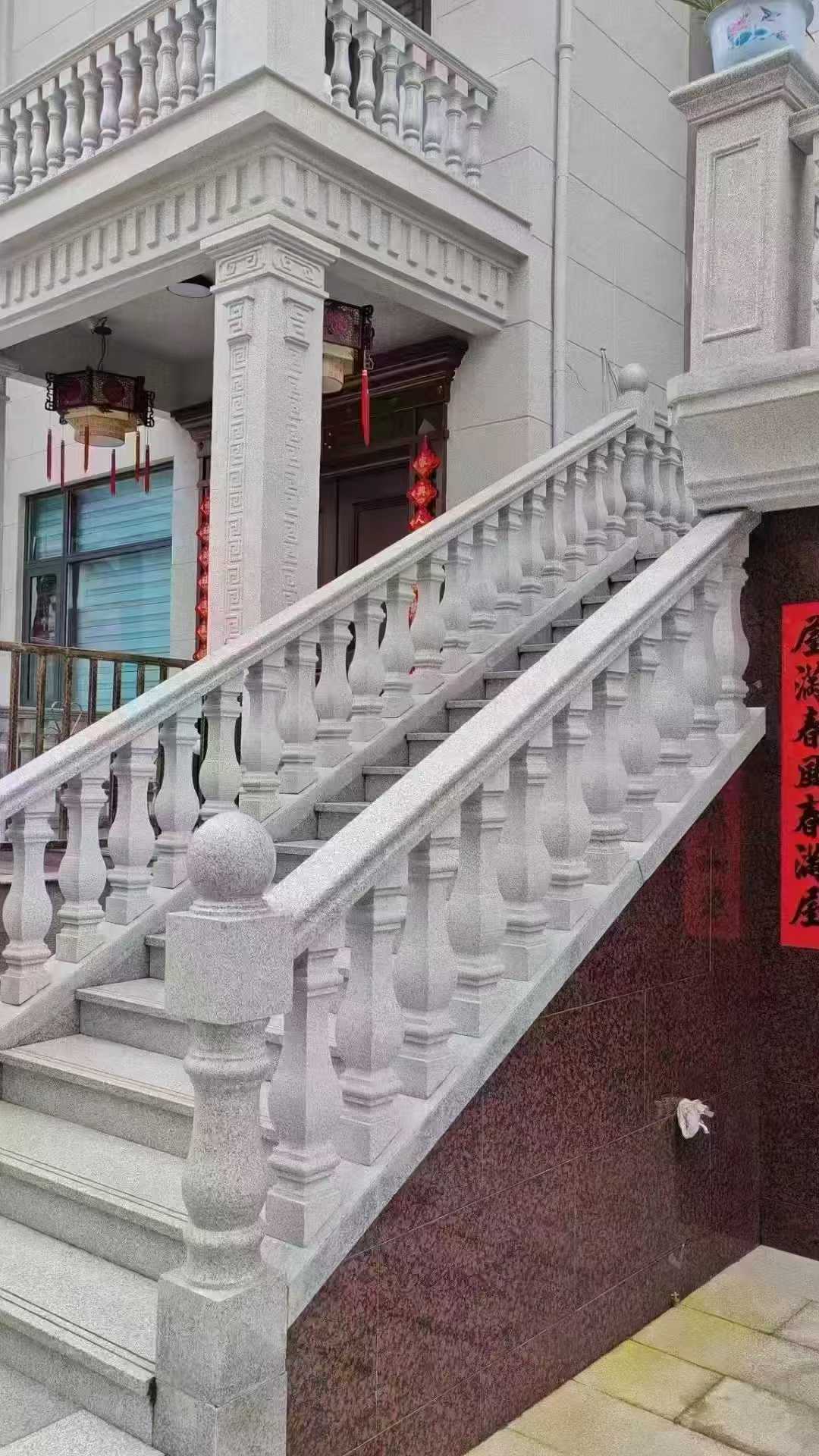 六安 天然石材 阳台庭院护栏、栏杆