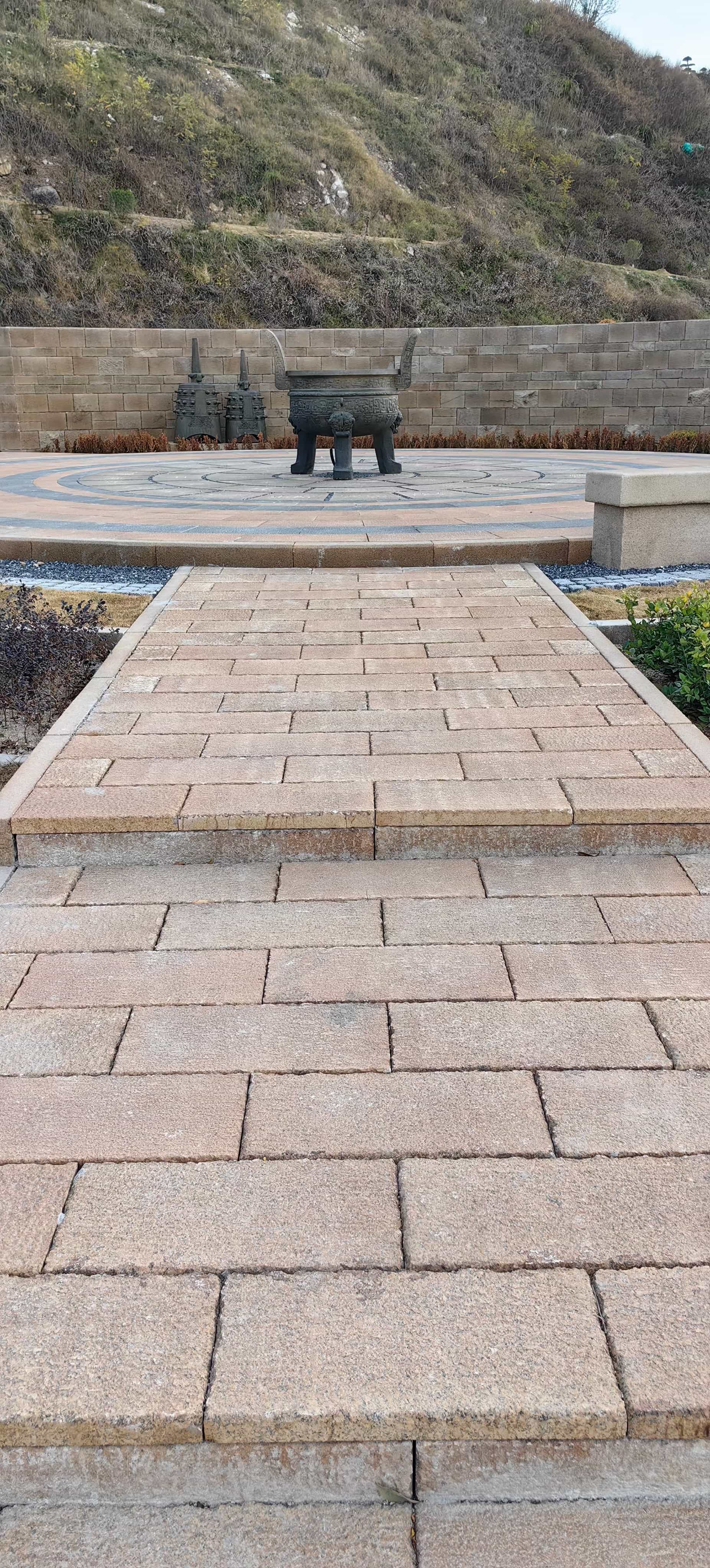 六安仿古石铺装效果