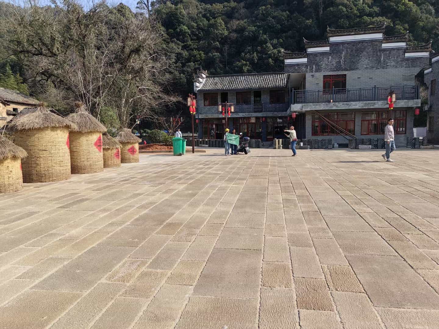 六安仿古石铺装效果