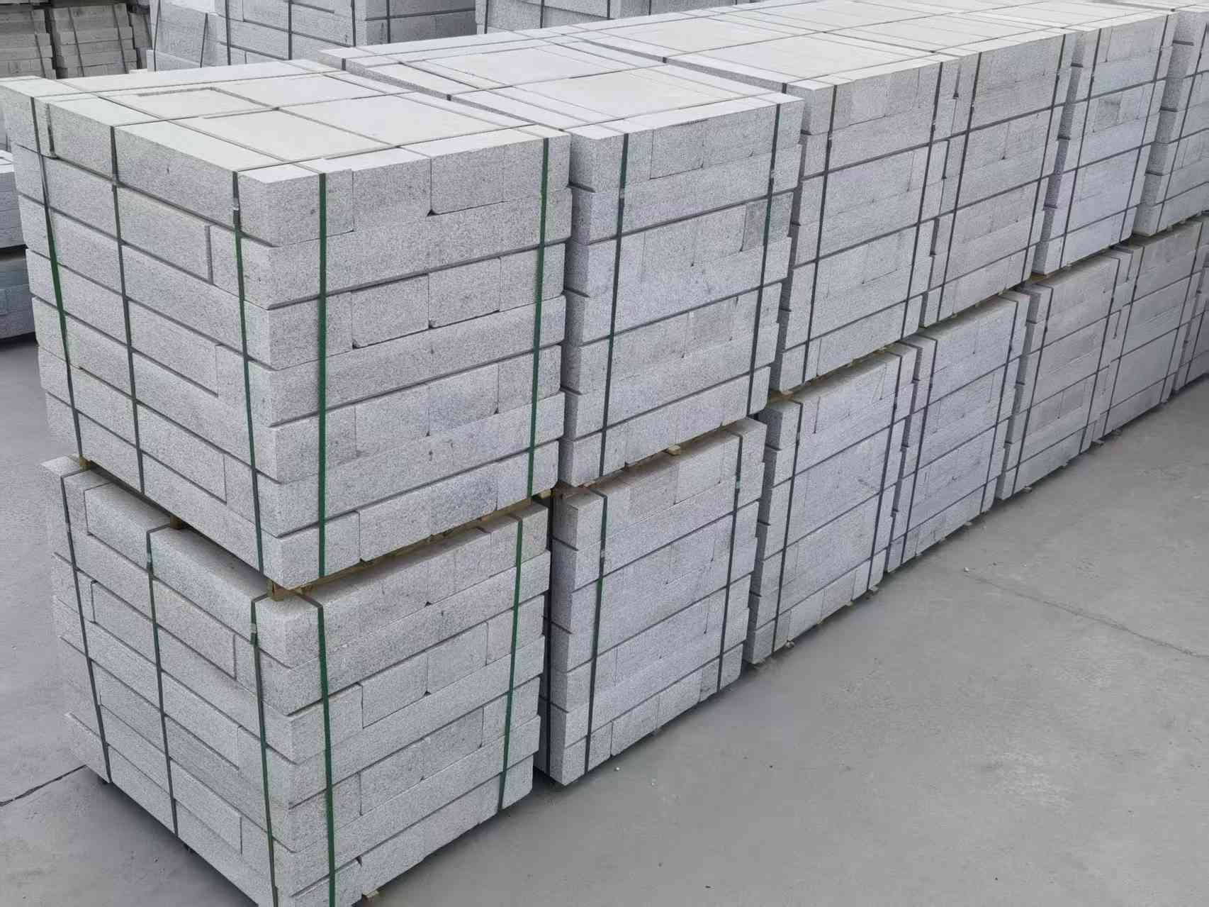 六安芝麻白路沿石