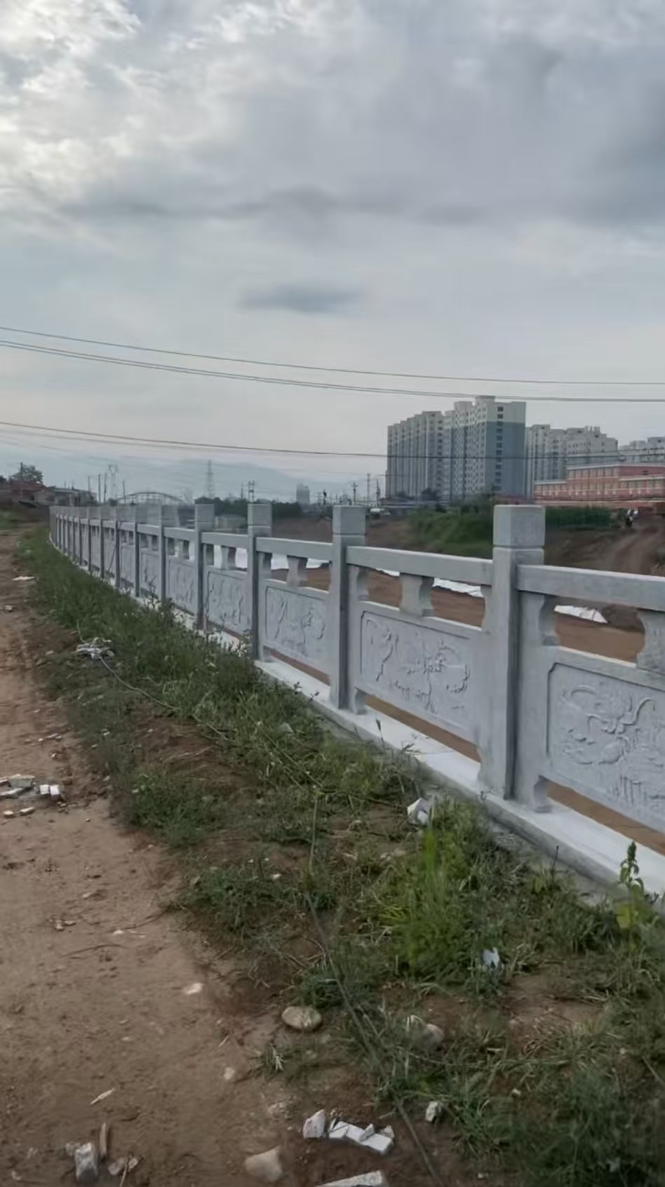 六安 石材河道栏杆