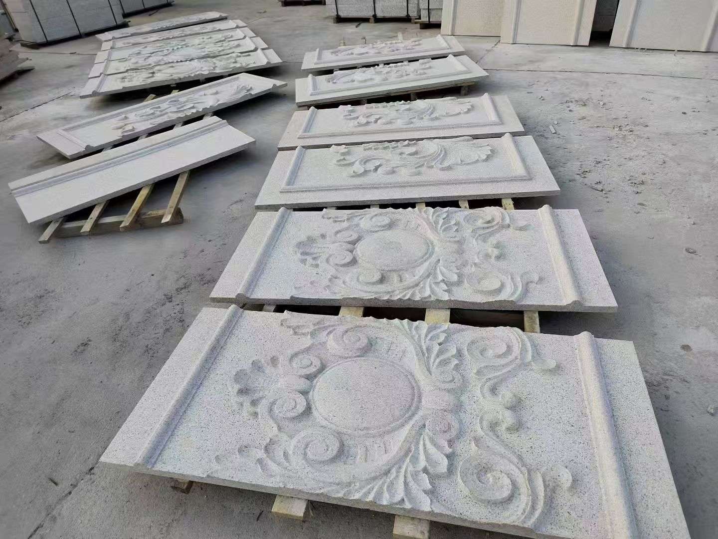 六安 芝麻白干挂雕花板