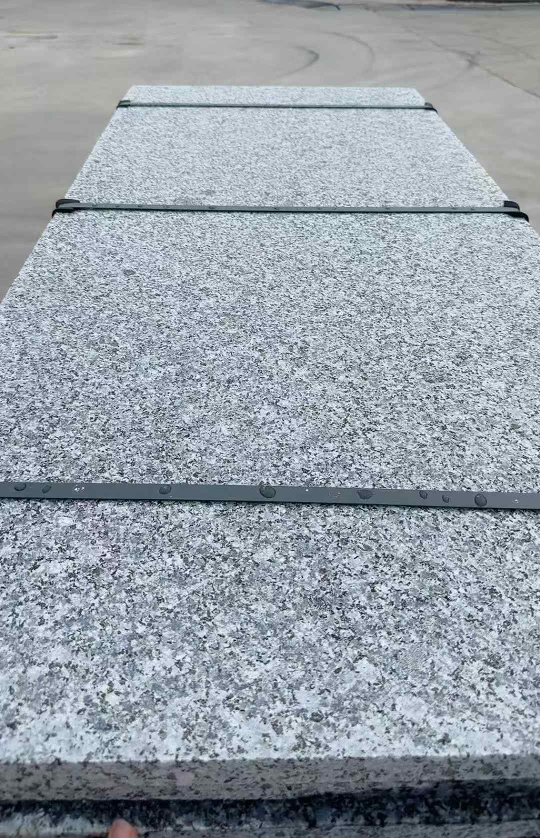 六安 芝麻黑火烧面毛板，条板，半成品