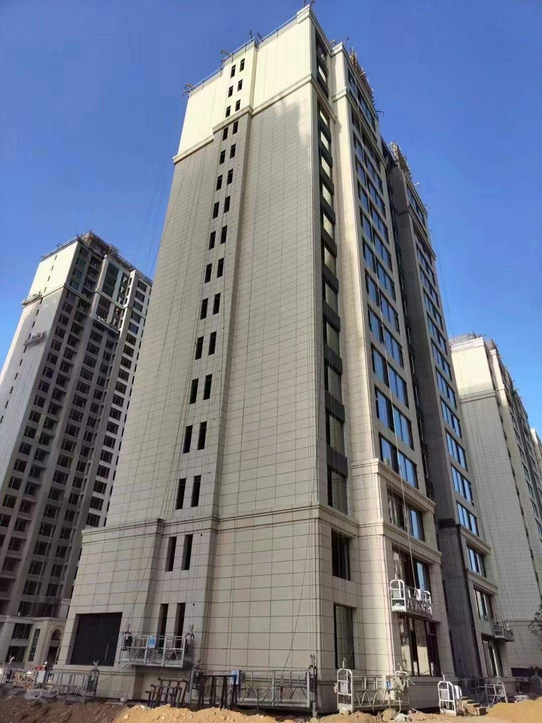 六安黄金麻高端小区，外墙干挂